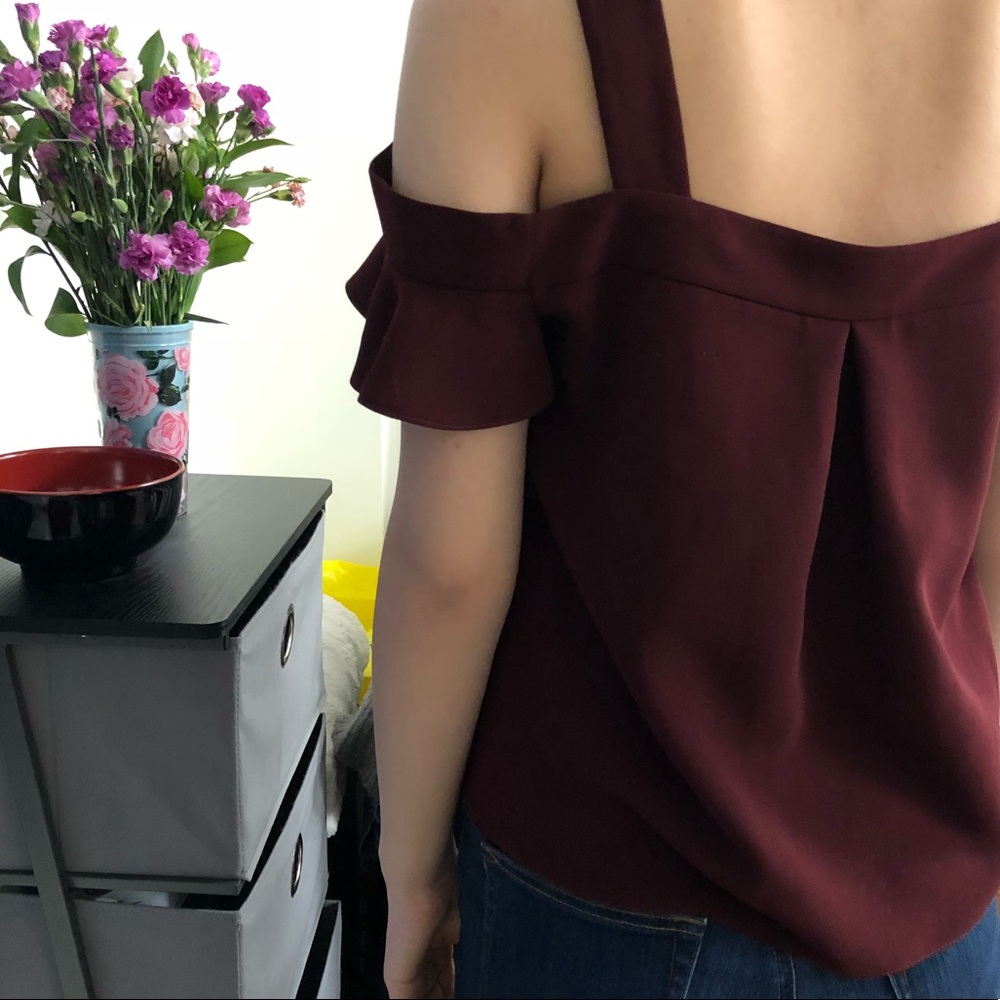 Topshop off the shoulder elegant top - Picture 4 of 4